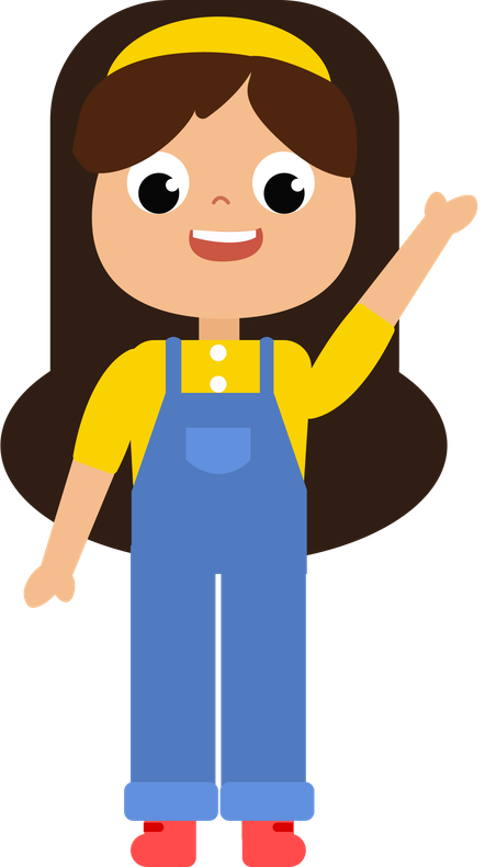 Tilli character waving